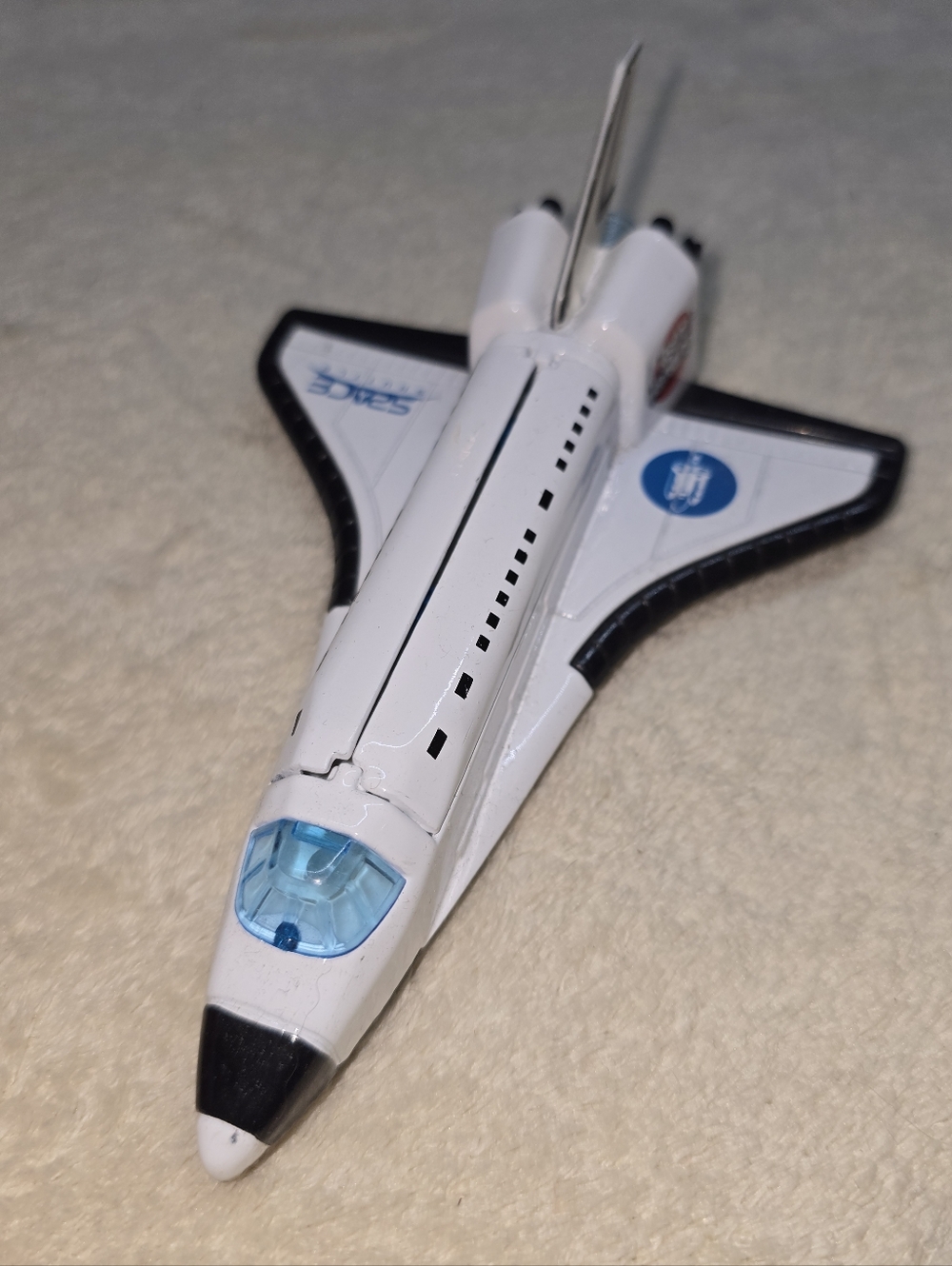 Die Cast 6" Space Shuttle Astro Venture Light Works Playmind 15221